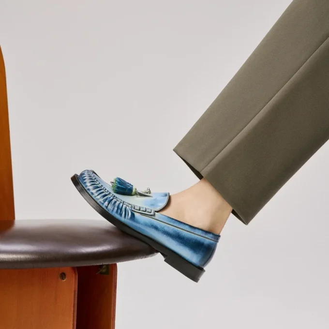 Orlando – Loafer – Fırçalanmış Dana Derisi – Ceruleo – Erkek Orlando – Loafer – Fırçalanmış Dana Derisi – Ceruleo – Erkek
