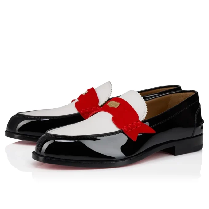 Penny – Loafer – Patent Dana Derisi ve Veau Velours – Çok Renkli – Erkek