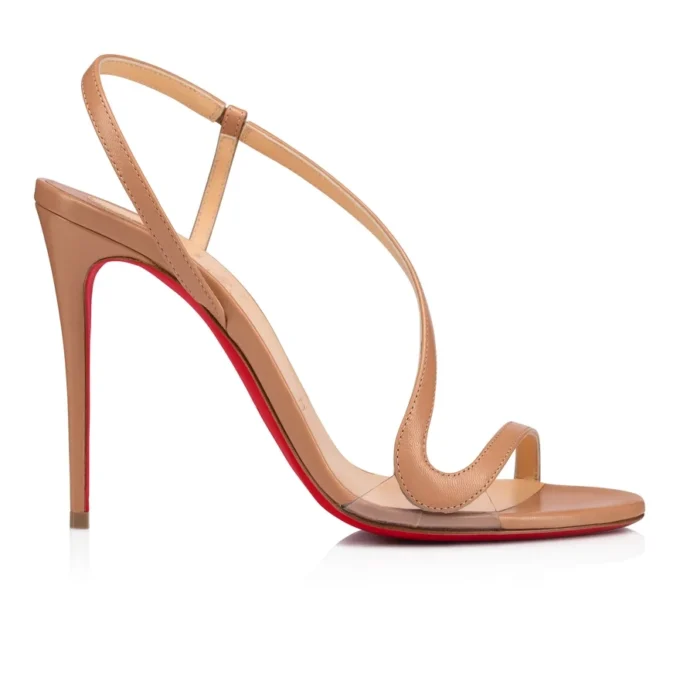 Rosalie – 100 mm Topuklu Sandalet – Kid Deri – Blush – Kadın Rosalie – 100 mm Topuklu Sandalet – Kid Deri – Blush – Kadın