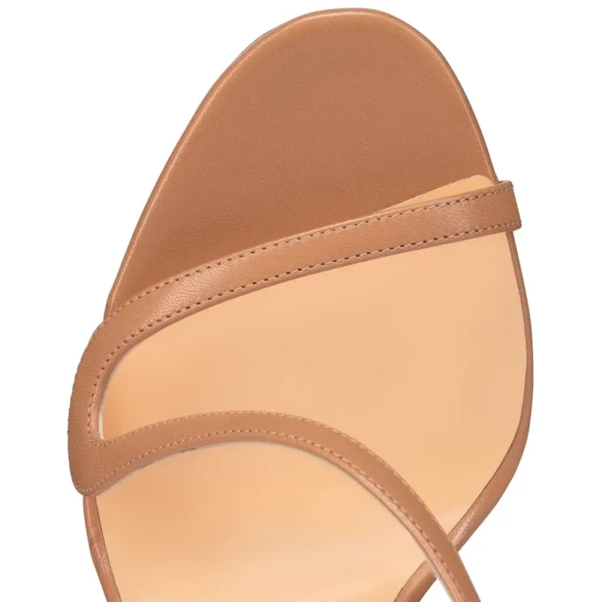 Rosalie – 100 mm Topuklu Sandalet – Kid Deri – Blush – Kadın Rosalie – 100 mm Topuklu Sandalet – Kid Deri – Blush – Kadın