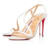 Rosalie – 99 mm Sandalet – Deri ve PVC – Bianco – Kadın