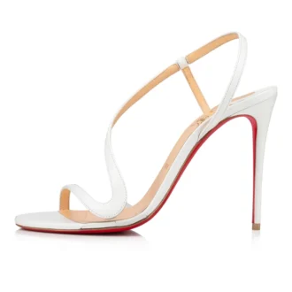 Rosalie – 99 mm Sandalet – Deri ve PVC – Bianco – Kadın Rosalie – 99 mm Sandalet – Deri ve PVC – Bianco – Kadın