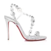 Rosalie Jewel – 100 mm Sandalet – TPU ve Lamine Dana Derisi – Kristal – Kadın