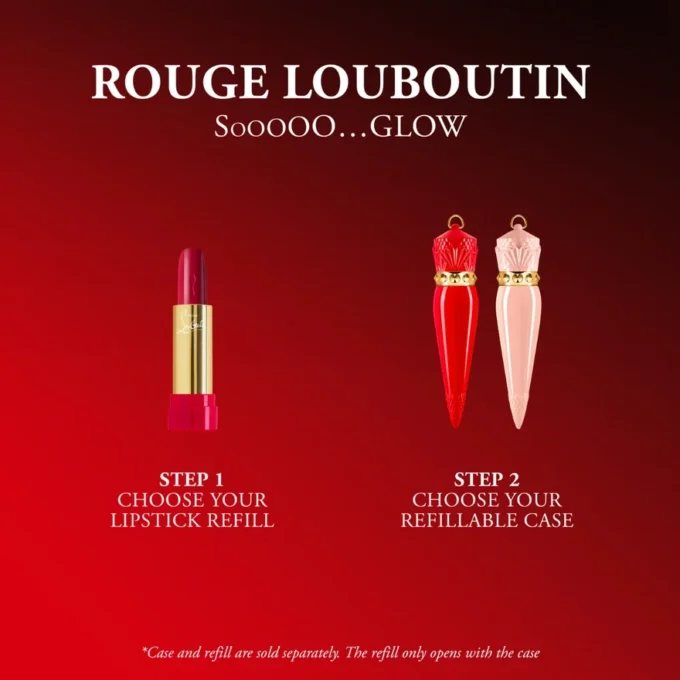 Rouge Louboutin Sooooo™ Glow – Yeniden Doldurulabilir Ruj Kılıfı – Pembe