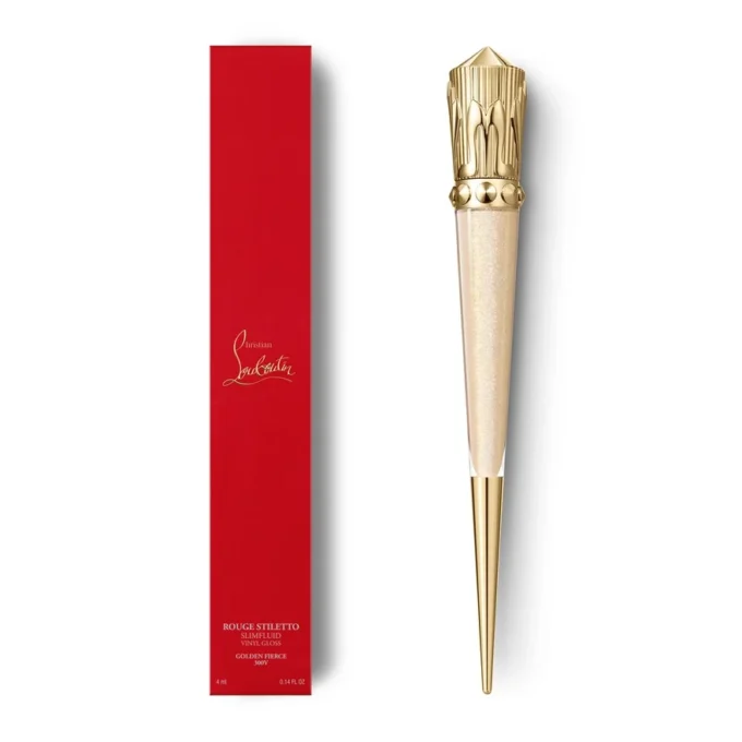 Rouge Stiletto Vinil Parlak Golden Fierce 300V Golden Fierce – Christian Louboutin Güzellik Amerika Birleşik Devletleri