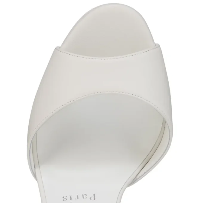 Sandaloo – 130 mm Bantlı Sandalet – Kuzu Nappa Deri – Bianco – Kadın Sandaloo – 130 mm Bantlı Sandalet – Kuzu Nappa Deri – Bianco – Kadın
