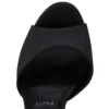Sandaloo Red Carpet – 130 mm Bantlı Topuklu Ayakkabı – Krep Saten – Siyah – Kadın Sandaloo Red Carpet – 130 mm Bantlı Topuklu Ayakkabı – Krep Saten – Siyah – Kadın
