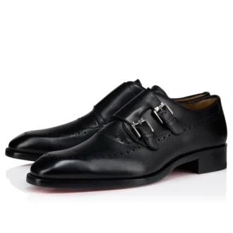 Sartok – Monk-Straps – Dana Derisi – Siyah – Erkek