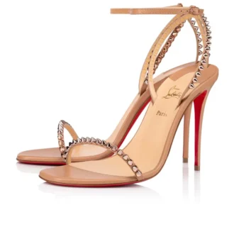 So Me – 100 mm Bantlı Sandalet – Kid Deri ve Çiviler – Blush – Kadın So Me – 100 mm Bantlı Sandalet – Kid Deri ve Çiviler – Blush – Kadın