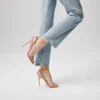 So Me – 100 mm Bantlı Sandalet – Kid Deri ve Çiviler – Blush – Kadın So Me – 100 mm Bantlı Sandalet – Kid Deri ve Çiviler – Blush – Kadın