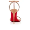 So Me – 100 mm Bantlı Sandalet – Kid Deri ve Çiviler – Blush – Kadın So Me – 100 mm Bantlı Sandalet – Kid Deri ve Çiviler – Blush – Kadın