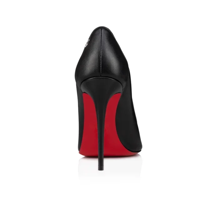 Sporty Kate – 100 mm Topuklu Ayakkabı – Kuzu Nappa Deri – Siyah – Kadın Sporty Kate – 100 mm Topuklu Ayakkabı – Kuzu Nappa Deri – Siyah – Kadın