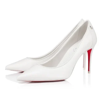 Sporty Kate – 85 mm Topuklu Ayakkabı – Nappa Deri – Bianco – Kadın Sporty Kate – 85 mm Topuklu Ayakkabı – Nappa Deri – Bianco – Kadın