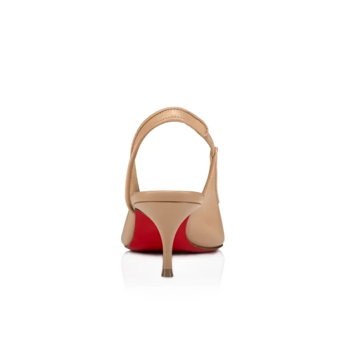 Sporty Kate Sling – 55 mm Slingback Topuklu Ayakkabı – Kuzu Nappa Deri – Blush – Kadın