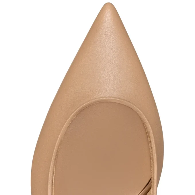Sporty Kate Sling – 55 mm Slingback Topuklu Ayakkabı – Kuzu Nappa Deri – Blush – Kadın
