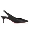 Sporty Kate Sling – 55 mm Slingback Topuklu Ayakkabı – Kuzu Nappa Deri – Siyah – Kadın Sporty Kate Sling – 55 mm Slingback Topuklu Ayakkabı – Kuzu Nappa Deri – Siyah – Kadın