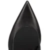 Sporty Kate Sling – 55 mm Slingback Topuklu Ayakkabı – Kuzu Nappa Deri – Siyah – Kadın Sporty Kate Sling – 55 mm Slingback Topuklu Ayakkabı – Kuzu Nappa Deri – Siyah – Kadın