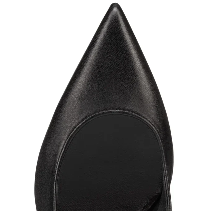 Sporty Kate Sling – 55 mm Slingback Topuklu Ayakkabı – Kuzu Nappa Deri – Siyah – Kadın Sporty Kate Sling – 55 mm Slingback Topuklu Ayakkabı – Kuzu Nappa Deri – Siyah – Kadın