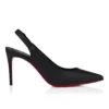 Sporty Kate Sling – 85 mm Slingback Topuklu Ayakkabı – Kuzu Nappa Deri – Siyah – Kadın