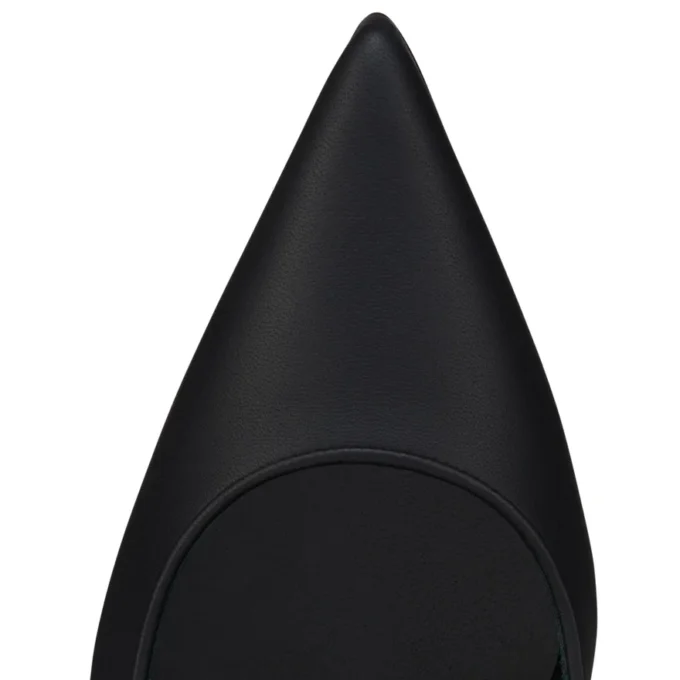 Sporty Kate Sling – 85 mm Slingback Topuklu Ayakkabı – Kuzu Nappa Deri – Siyah – Kadın
