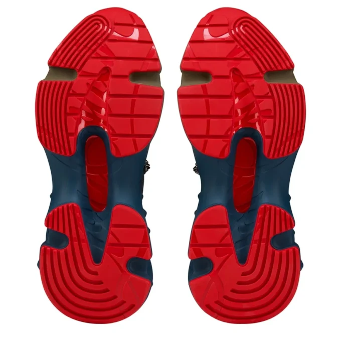 Trailnrun – Koşu Spor Ayakkabıları – Dana Derisi, Neopren ve File – Bronzo – Erkek
