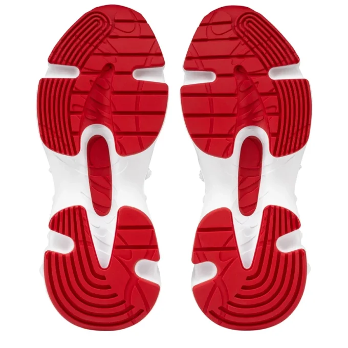 Trailnrun – Spor Ayakkabılar – Süet, Dana Derisi ve Kumaş – Beyaz – Erkek