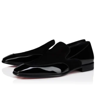 Yaki – Loafer – Suni Deri ve Veau Velours – Siyah – Erkek Yaki – Loafer – Suni Deri ve Veau Velours – Siyah – Erkek